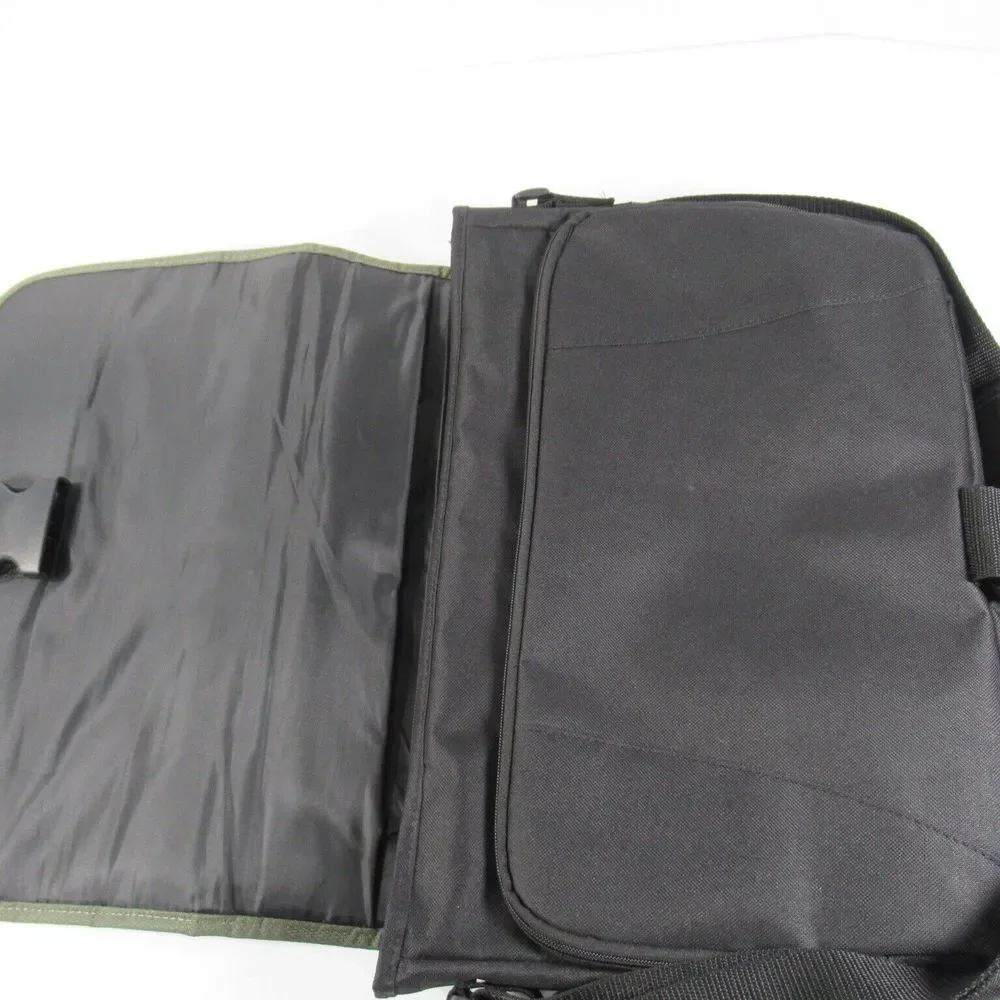Lenovo Laptop‎ Shoulder Bag 41U253 Many Compartments Black/Olive Green